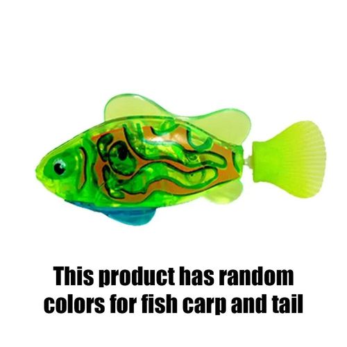 Jouet De Poisson Robot De Natation Coule Led Pour Chat,Poisson Électrique Plonger Oyant,Jouets Pour Animaux De Compagnie - Type Rose