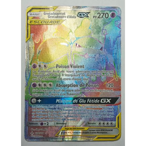 Carte "Grotadmorv Et Grotadmorv D'alola" (220/214) 270 Pv
