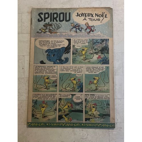 Spirou Hebdo N°924 - 18e Année - Décembre 1955 - Joyeux Noël À Tous ! - 