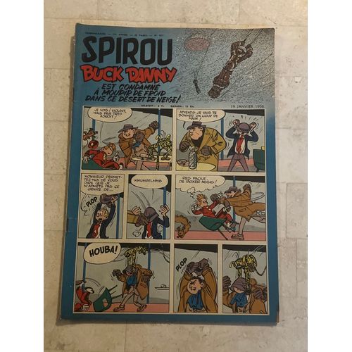 Spirou Hebdo N°927 - 19e Année - 1956 - Buck Danny Est Condamné À Mourir De Froid … - 