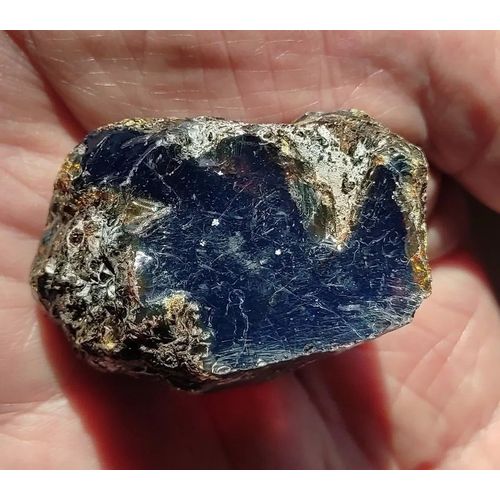 Ambre Bleu, Pierre 100% Naturelle, 31 G, Minéraux De Collection, Décoration Ou Pour Fabrication De Bijoux
