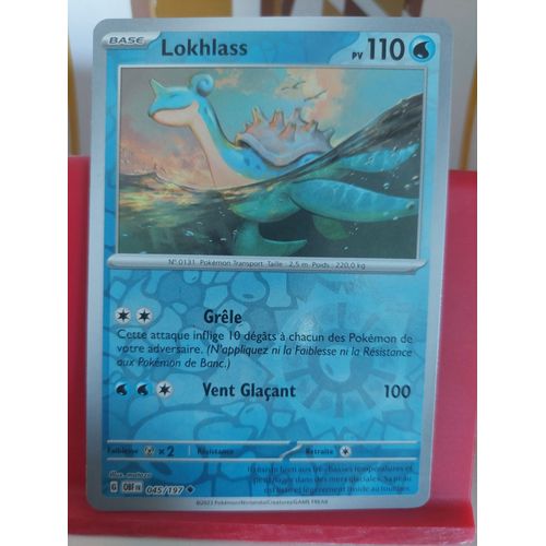 Carte Pokémon Lokhlass 045/197 Reverse Flammes Obsidiennes