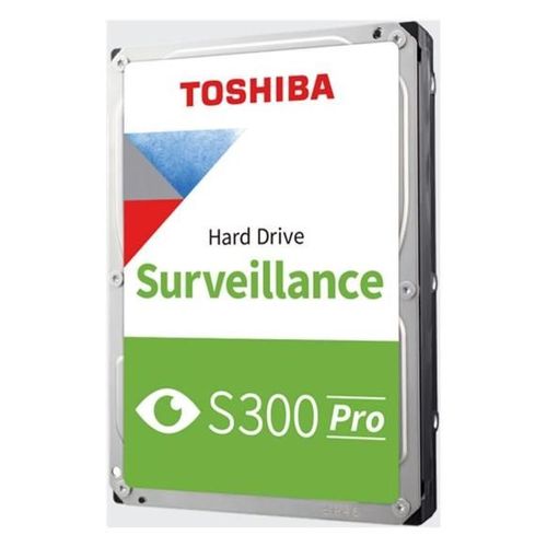 Toshiba S300 Pro MD10ADA10TV - Disque dur - Surveillance - 10 To - interne - 3.5" - SATA 6Gb/s - 7200 tours/min - mémoire tampon : 512 Mo