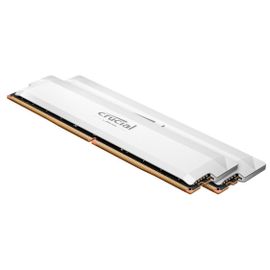 Crucial Pro OC - DDR5 - kit - 64 Go: 2 x 32 Go - DIMM 288 broches - 3200 MHz / PC5-51200 - CL40 - 1.35 V - mémoire sans tampon - on-die ECC - blanc