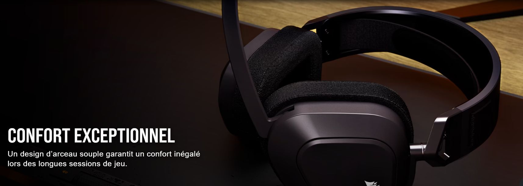 Corsair HS80 MAX Wireless Blanc image 2 | Rakuten