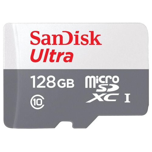 SanDisk Ultra - Carte mémoire flash - 128 Go - A1 / UHS Class 1 / Class10 - microSDXC UHS-I
