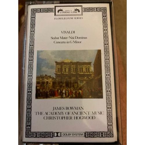 Vivaldi James Bowman (2), The Academy Of Ancient Music – Stabat Mater Nisi Dominus Concerto In G Minor