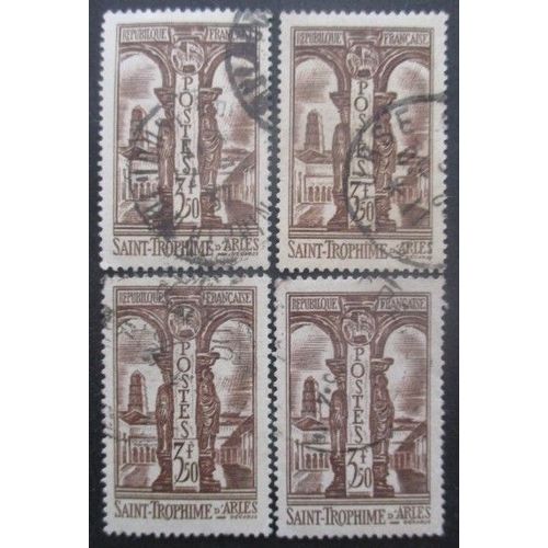 France N°302 X 4 Oblitéré