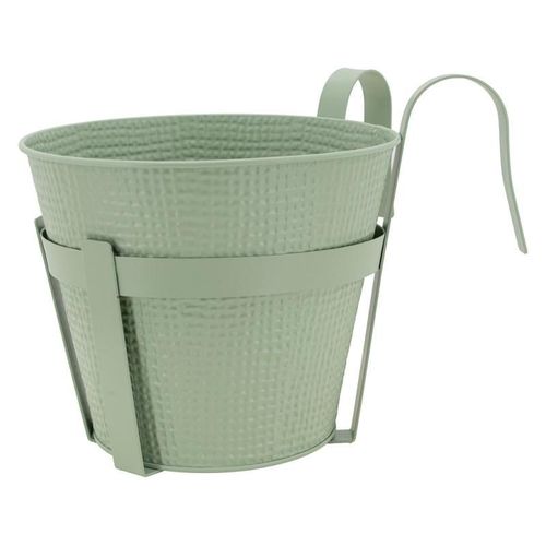 Cache-Pot Rebord De Fenêtre En Métal Kaki