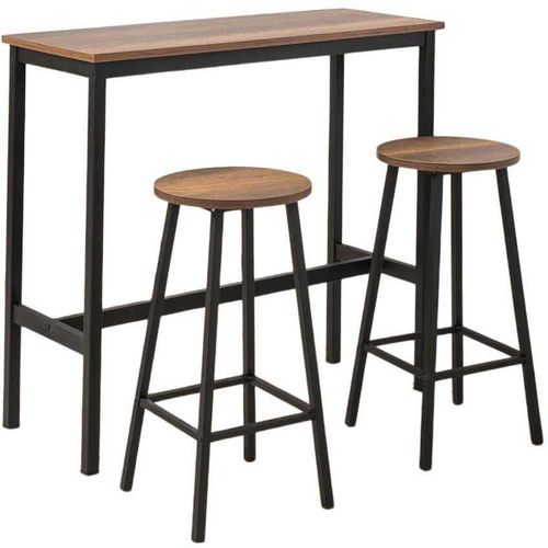 Ensemble Table Haute Et 2 Tabourets Mola