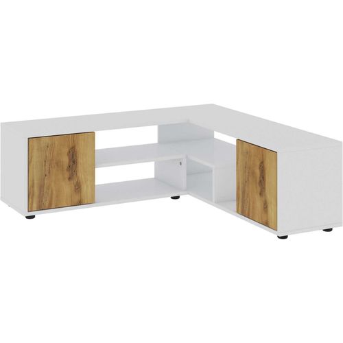 Meuble Tv D'angle En Aggloméré Rosa