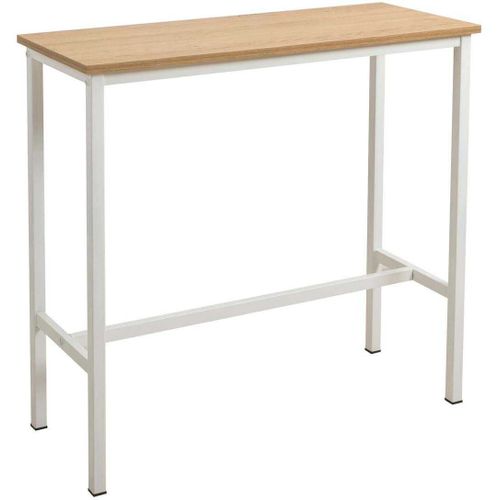 Table Haute En Aggloméré Et Métal 100 X 40 X 90 Cm Mola
