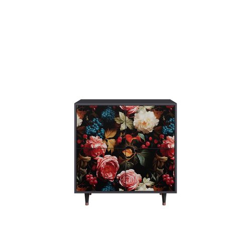 Ottohome Commode Buffet Cb3-324 Antracit 4 Portes 94x48x97 ¿¿