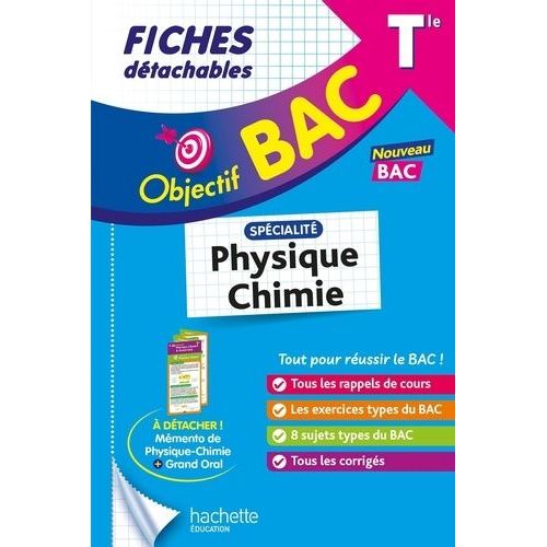 Spécialité Physique-Chimie Tle