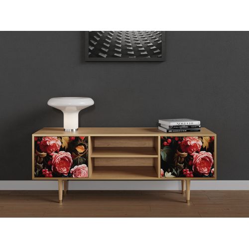 Ottohome Meuble Tv2-324 Chêne 2 Portes 170x48x67 Cm