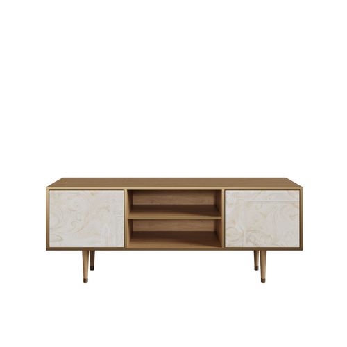 Ottohome Meuble Tv2-312 Chêne 2 Portes 170x48x67 Cm