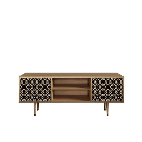 Ottohome Meuble Tv2-313 Chêne 2 Portes 170x48x67 Cm