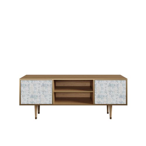 Ottohome Meuble Tv2-320 Chêne 2 Portes 170x48x67 Cm