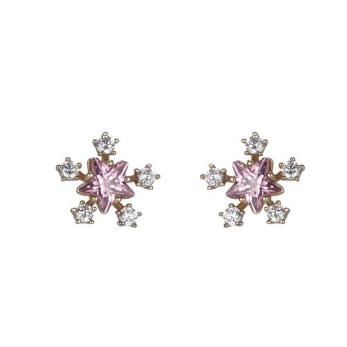 Boucles D'oreilles Lapin Carotte Asymétrique En Plaqué Or 18k Pour Femme