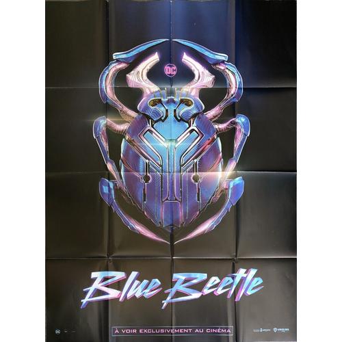 Blue Beetle - Affiche Originale De Cinéma - Format 120x160 Cm - Un Film De Ángel Manuel Soto Avec Xolo Mariduena, Adriana Barraza, Damián Alcázar, Susan Sarandon, Raoul Max Trujillo - Année 2023