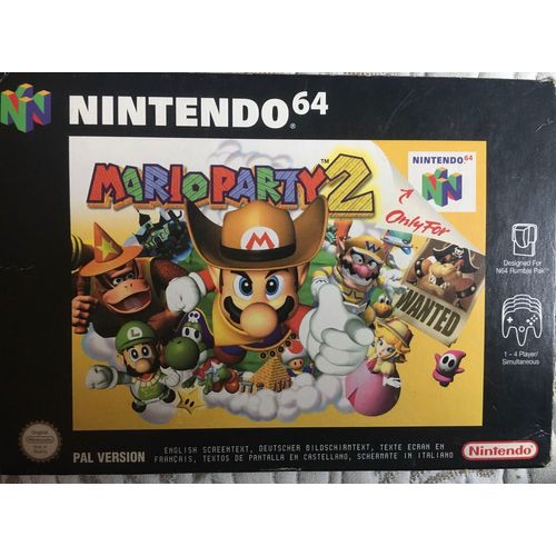 Mario Party 2 Nintendo 64 Pal Version Japon 2000