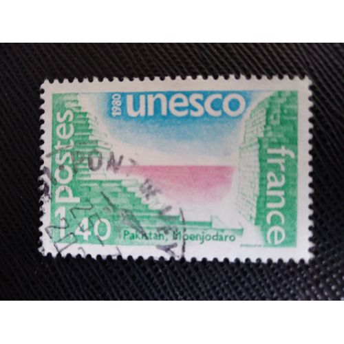 Timbre France Yt S 61 Unesco "Moenjodaro - Pakistan" 1980 (040209 )