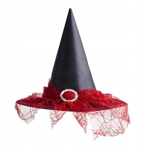 Chapeau D'halloween Sorcière Femmes Chapeaux D'halloween Rouge