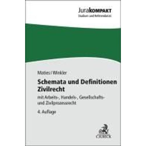 Schemata Und Definitionen Zivilrecht