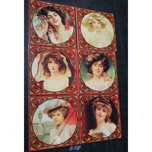6 Dessous De Verre En Parfait État