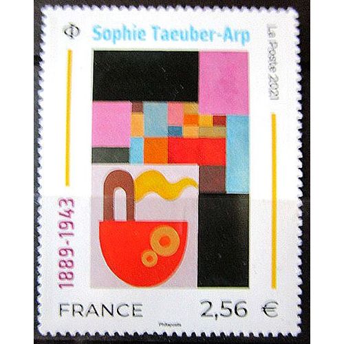 2021. F5492: "Le Bateau " De Sophie Taeuber-Arp.