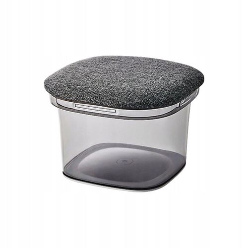 Coffre De Rangement Multifonction Ottoman S Gris