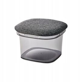 Coffre De Rangement Multifonction Ottoman S Gris