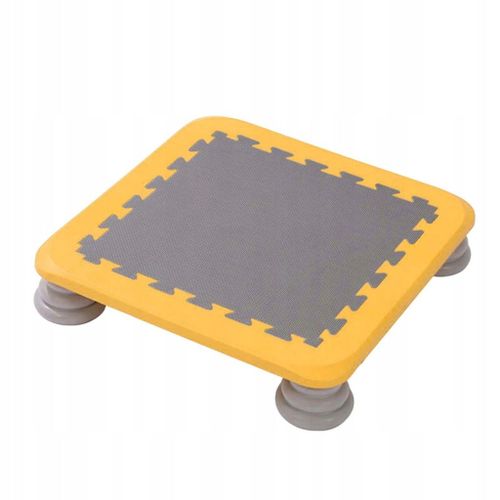 Mini Trampoline D'exercice Pour Enfants Sautant Jaune