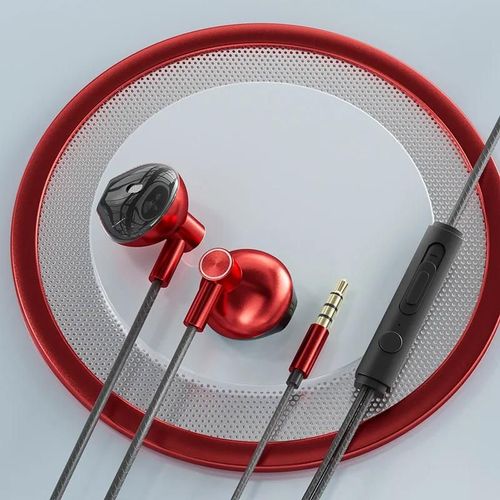 Écouteurs filaires d'origine pour Xiaomi Piston, basse, sport intra-auriculaire, 3.5mm, sauna, téléphone avec micro, casque pour téléphone, Xiaomi, Samsung, Huawei-3.5MM-Red