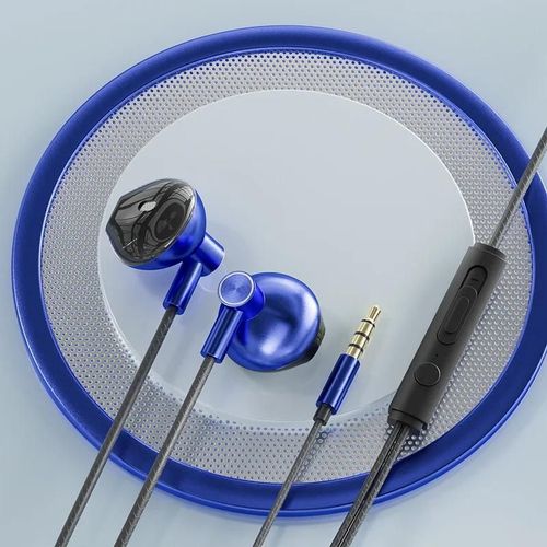 Écouteurs filaires d'origine pour Xiaomi Piston, basse, sport intra-auriculaire, 3.5mm, sauna, téléphone avec micro, casque pour téléphone, Xiaomi, Samsung, Huawei-3.5MM-Blue