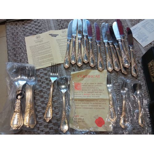 Ménagère Plaqué Or Solingen Modèle Cs -Besteck