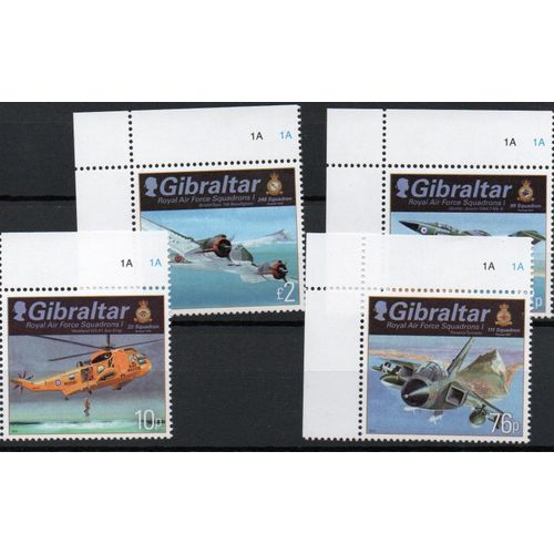 Gibraltar Timbres Royal Air Force
