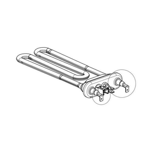 Electrolux Element chauffant avec capteur pour lave-linge Electrolux 858132737231