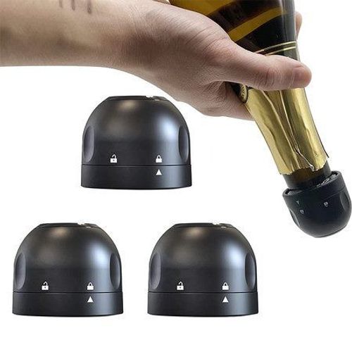 Lot De 3 Bouchons De Bouteille De Champagne Anti-Fuite