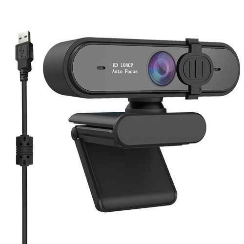 Webcam 1080P 60FPS avec autofocus, deux micros et cache de confidentialité