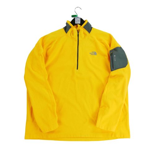Reconditionné - Pull Polaire Homme Flashdry Tnf Jaune - Taille 2xl - Homme - Jaune