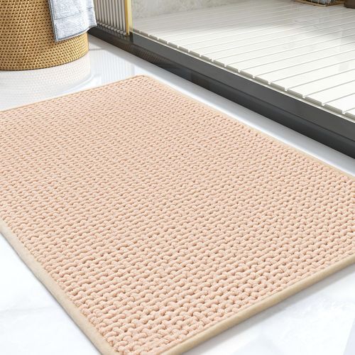 Tapis De Bain En Chenille Pour Porte Et Sol