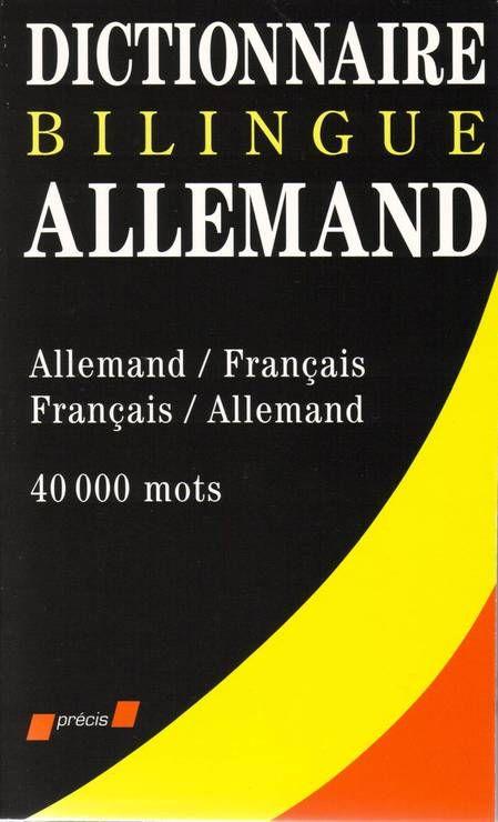 Dictionnaire Bilingue Allemand