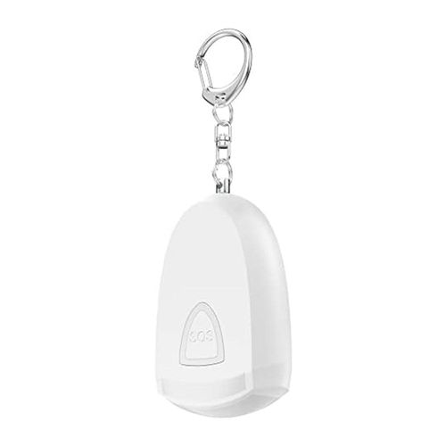 Alarme personnelle rechargeable pour étudiants, personnes âgées, enfants (blanc)