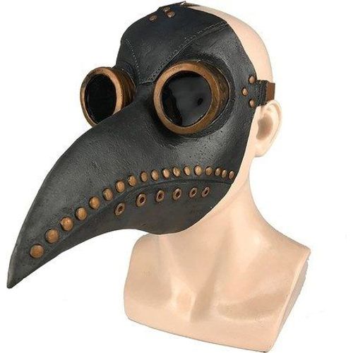 Masque Drôle De Docteur De La Peste Médiéval Steampunk Pour Halloween Adulte
