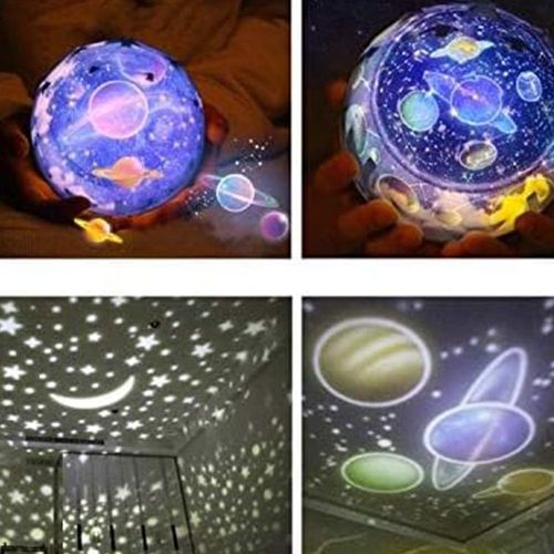 Veilleuse Étoilée Pour Enfants, Lampe De Projection De Veilleuse De L'univers