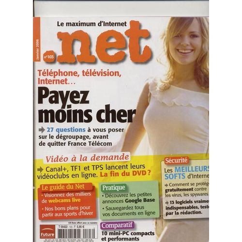 . Net 103  N° 103 : Téléphone, Télévision, Internet : Payez Moins Cher
