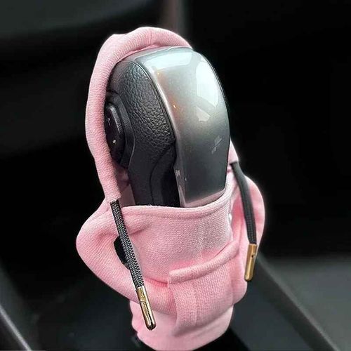 Couverture De Pommeau De Levier De Vitesse De Voiture,Mini Sweat À Capuche,Chemise,Poignée Manuelle,Nik,Mode,Auto,Jdm,Accessoires - Type Pink