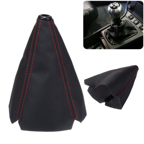 Pommeau De Levier De Vitesse Manuel De Voiture,Couvercle De Coffre De Levier De Vitesse,Gaclafor,Renault Megane 2 3 Duster Logan Clio 4 3 Décennie K2 Sandero Scenic - Type Rouge