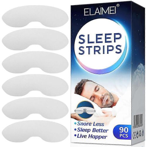 90 Pièces Patch Buccal Anti-Ronflement Pour Corriger Le Patch Nasal De Nuit Pour Améliorer La Bouche 